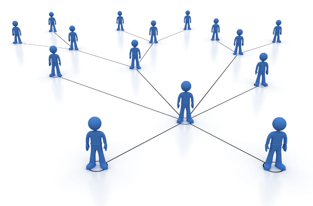 Networking Illustration Showing Connected NEMT Industry Contacts